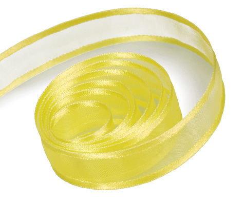 lemon satin ribbon